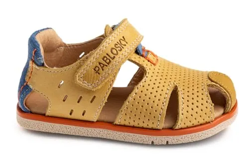 Pablosky QUIZZ 055080, Sandalia, Amarillo, 27 EU Ancho