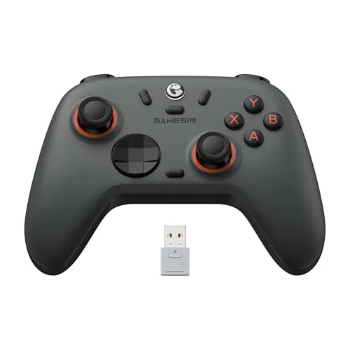 GameSir Nova Lite 2 Mando PC Inalámbrico para Switch, Botones Traseros,Gris