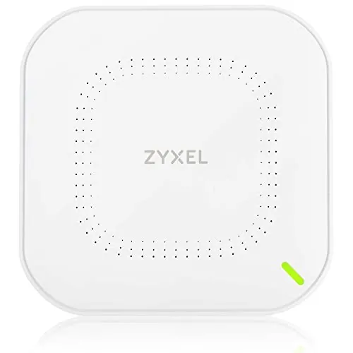 Zyxel WiFi 6 AX1800 Punto de Acceso | 802.11ax Doble Banda | Gestión en la Nube o Independiente | hasta 4 SSID | PoE | Fuente de Alimentación Incluida [NWA50AX]