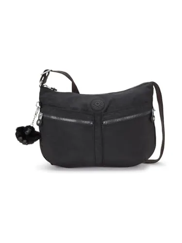 Kipling Izellah Bandolera Mediana, Black Noir (Negro)