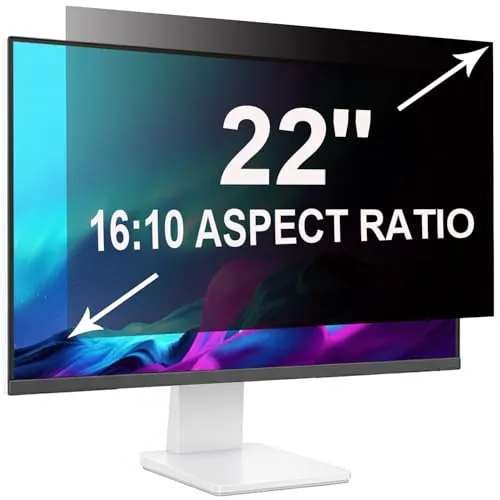 ruord 1 Piezas Protector de Privacidad Monitor 22 Pulgadas 16:10