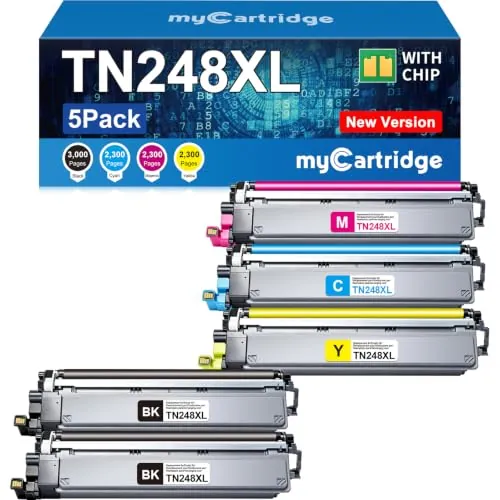myCartridge TN248XL Juego de tóner Compatible Avec Brother DCP-L3560CDW
