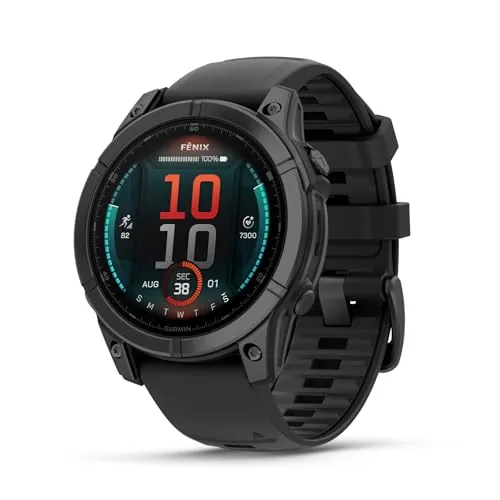 Garmin fēnix ​​E, 47mm, Reloj GPS Multideporte, Acero Gris