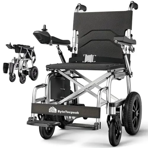 D12 Silla de Ruedas Eléctrica Plegable, 500W, 20 km para Mayores