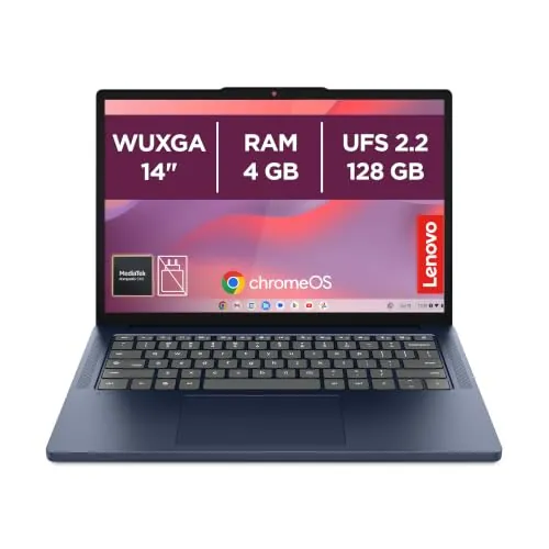 Lenovo Chromebook m, Gen 11, MediaTek Kompanio, ChromeOS, Azul