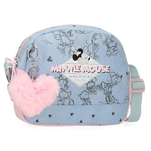 Disney American Darling Equipaje- Bolsa de Mensajero, Niñas, Azul