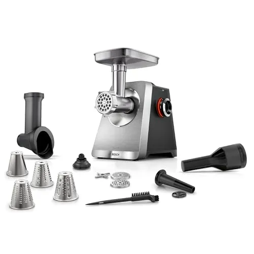Bosch, Picadora de carne, MultiPower Serie 8, 500W, MFWS840M