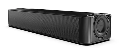 CREATIVE Barra de Sonido Stage SE Debajo del Monitor con Audio Digital USB y Bluetooth 5.3, diálogo Claro y Envolvente por Sound Blaster