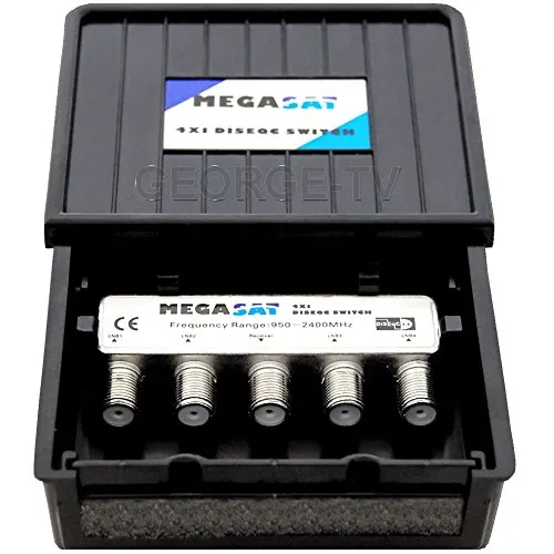 MegaSat DiSEqC 4/1 - Interruptor DiSEqC 4 (4 Sat/0 terrestre) 4