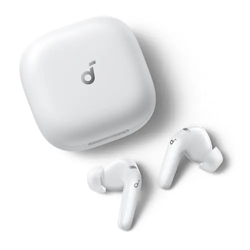 soundcore P31i Auriculares Inalámbricos Bluetooth de Anker, Cancelación de Ruido en Tiempo Real, Auriculares Traductores, Sonido de Alta Resolución LDAC, 50h de Uso, Carga Rápida, Audio Espacial, IP55
