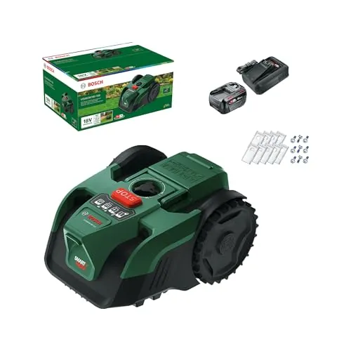 Robot cortacésped a batería VISIMOW18V-100 de Bosch