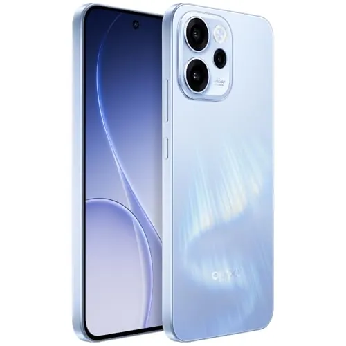 OPPO Reno15 F 5G Smartphone Libre, 6.57 Pulgadas AMOLED 120Hz, 7000 mAh Batería, 80W SUPERVOOC, 256 GB, 8 GB RAM, 50MP OIS Cámara, IP69 Resistente al Agua, Azul
