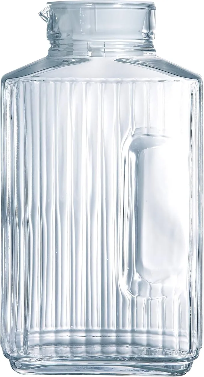 Luminarc Quadro Jarra Vidrio, capacidad 2L, diámetro 145 mm, Transparente, 1 unidad