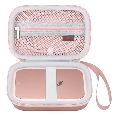 Elonbo Maleta de Mini Impresora fotográfica Ivy Mini/Ivy 2, Impresora de Cámara instantánea Bluetooth portátil Ivy cliq + cliq 2 cliq + 2, Oro Rosa