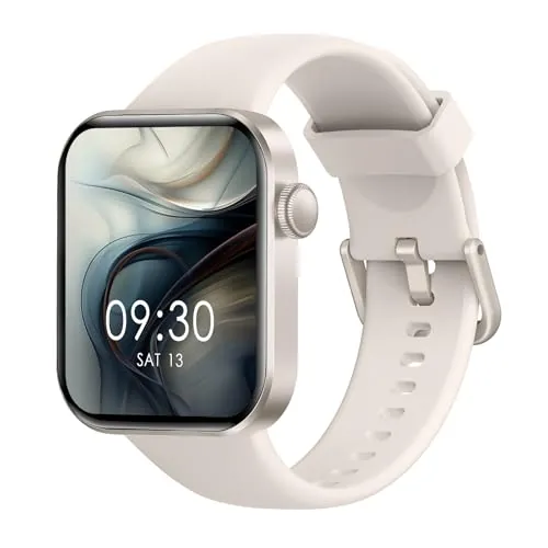 Reloj Inteligente Mujer Hombre, 1.85" Smartwatch con Llamadas Bluetooth, 140+ Modos Deportivos Smart Watch con SpO2/Pulsómetro/Monitor de Sueño/Podómetro, Impermeable IP68 Smart Watch Para Android iOS