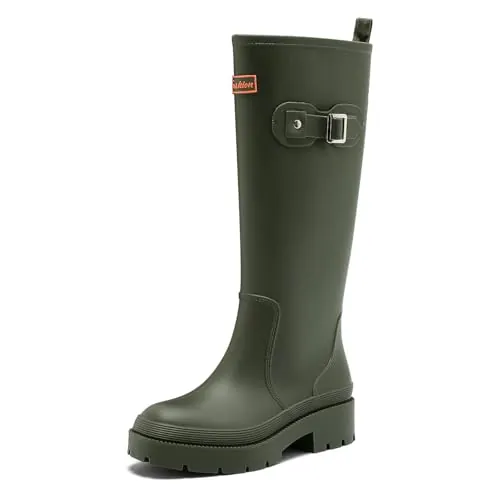 Yenxapei Botas De Agua Mujer, Comodos Altas Botines Jardín Botas Seguridad Aire Libre, Comodos Original Zapatos
