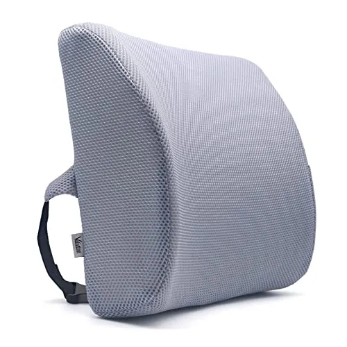 Valuetom Premium Lumbar Support Pillow - Cojín de Espuma de Memoria para la Parte Inferior de la Espalda para la Silla de su Hogar Silla de Oficina y Asiento para el Automóvil