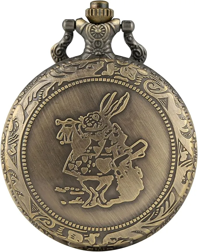 Reloj de bolsillo para hombre, reloj de bolsillo de cuarzo, collar y cadena, reloj analógico, regalo para hombres