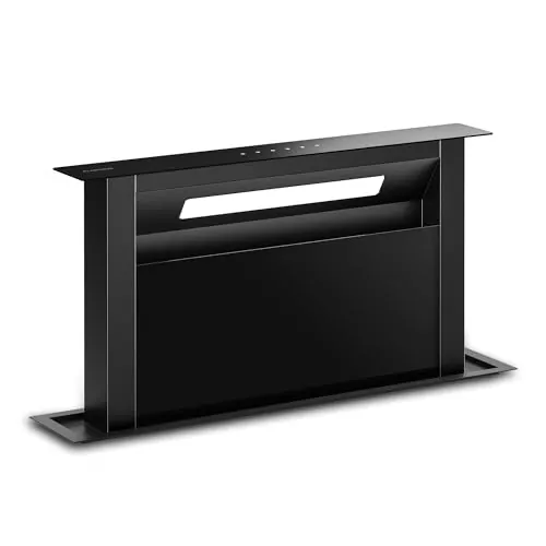 Klarstein Velaire Campana Extractora 60 cm - Eficiencia A++, 853 m³/h, 7 Niveles, Táctil, LED, Filtro Carbón, Campana Extractora 60 cm Integrable, Filtro Aluminio Lavable