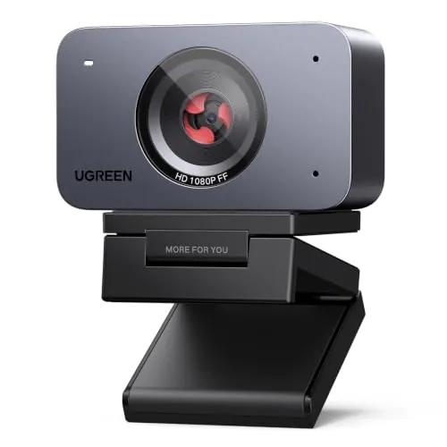 UGREEN FineCam 1080P Webcam 60FPS Full HD USB A C PC Cámara Foco Fijo
