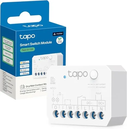 Tapo S110E-Módulo interruptor inteligente WiFi+Bluetooth,monitor de energía