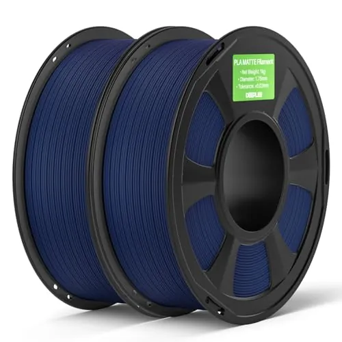 DEEPLEE PLA Mate 1.75 mm, Kit 2 x 1 kg, Azul Marino