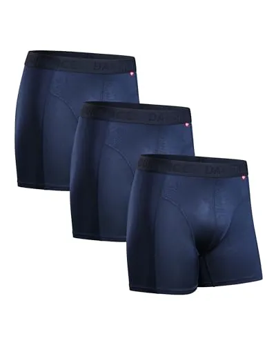 DANISH ENDURANCE Boxer Deportivos Hombre, 3 Pack Azul 2XL