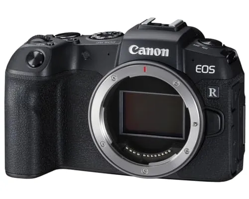 CANON EOS RP Cámara Mirrorless Body, Cámara Evil Full Frame (26,2 MP) -5 EV, Vídeo 4K 25fps, Dual Pixel CMOS AF, Pantalla Táctil de Ángulo Variable, Negro