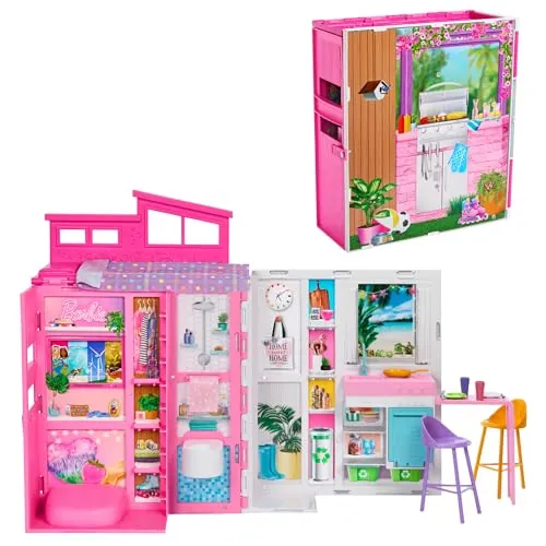 Barbie Dollhouse, casa de escapada con Accesorios