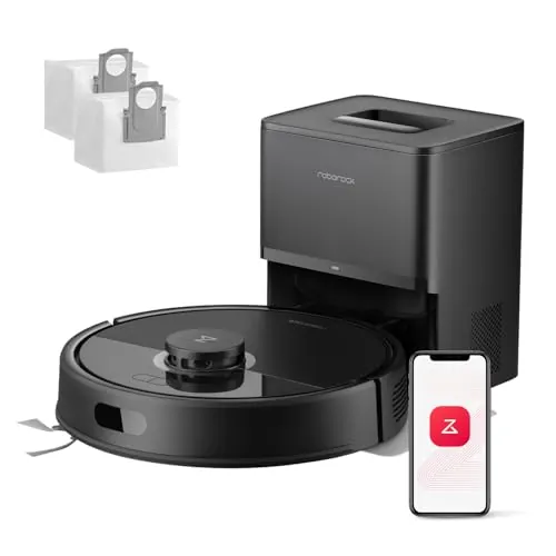 roborock Q7L5+ Set Robot Aspirador y Fregador 8000 Pa, Negro