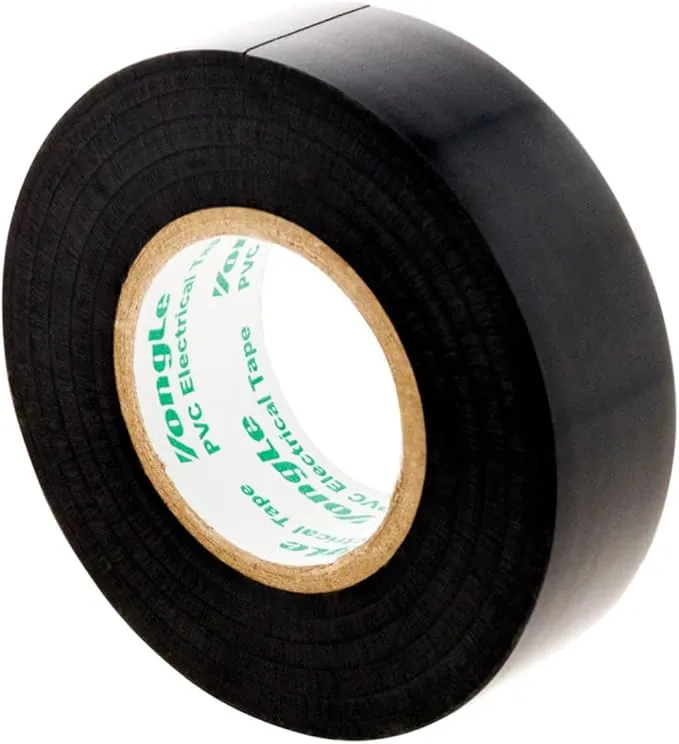 Zenitech - Cinta Adhesiva Aislante Eléctrica 19mm x 20m - Negra - PVC Grueso 0,15mm - Calidad Profesional para Seguridad y Resistencia - Ideal para Trabajos Eléctricos y Fácil Identificación