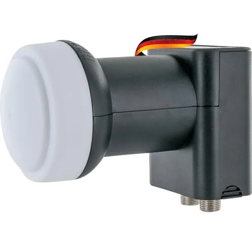 SCHWAIGER 289 Twin LNB Low Noise Blockconverter Digital LNB capuchón Accesorios para Antenas parabólicas Multifeed Protección contra la Intemperie Antracita