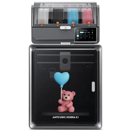 Anycubic Kobra S1 Ace 2 Pro Combo Impresora 3D Multicolor 250×250×250 mm³