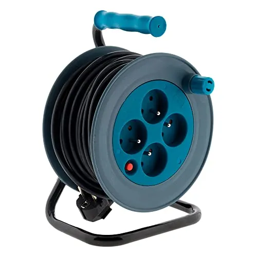 Zenitech - Carrete doméstico 15m 3G1 mm² - Azul