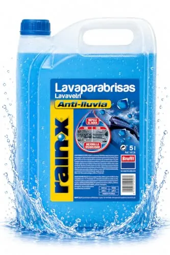 Rain-X Limpiaparabrisas Coche Antilluvia - Protección hasta -5ºC -5L