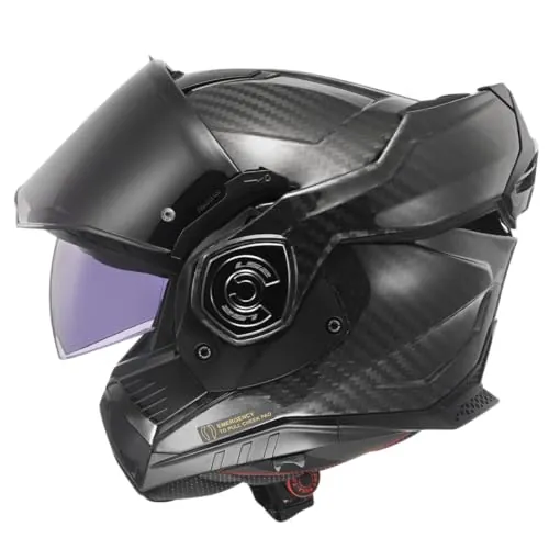 LS2, Casco Moto Modular ADVANT X CARBON Matt Carbon, M