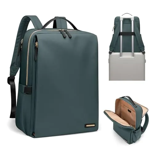 GOLF SUPAGS Mochila elegante para computadora portátil para mujeres, trabajo, universidad y viajes Mochila informal para computadoras portátiles de 15,6 pulgadas