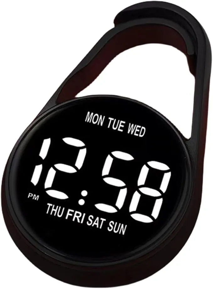 Reloj electrónico de bolsillo HUANGING para estudiantes, incluye pantalla táctil, función de reloj y luces nocturnas para estudiantes