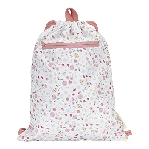 Little Dutch 4974 - Bolsa de deporte infantil (38 x 29 cm), diseño de flores y mariposas, multicolor, S