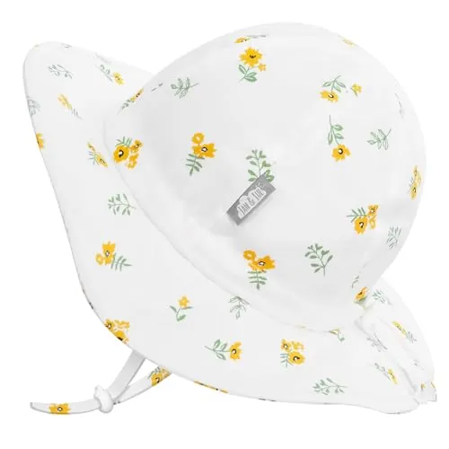 Glattol Jan & Jul Kids' 50+ UPF Adjustable Sun Hat with Chinstrap for Baby Toddler Girls