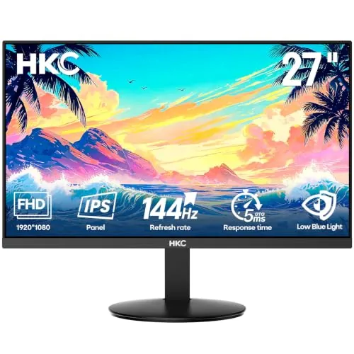 HKC Monitor Gaming 27 Pulgadas Full HD IPS 144Hz, 5ms, Inclinable