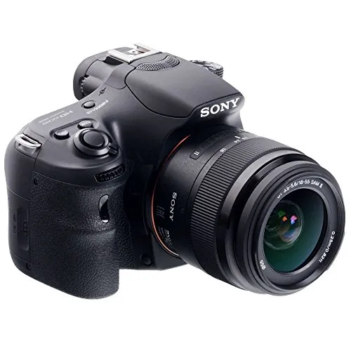 Sony SLT-A58K - Cámara de formato medio de 20 Mp (objetivo 18-55mm f/3.5, pantalla de 3", zoom óptico 3x, estabilizador óptica), negro