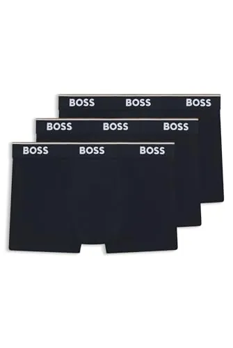 HUGO BOSS Trunk 3p Co/El, Boxers a Pantalones Cortos para Hombre, Azul (Open Blue 480), S