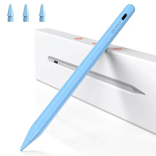 BAZO Lápiz para iPad Apple - 2018-2026 Pencil de 2ª generación de Azul