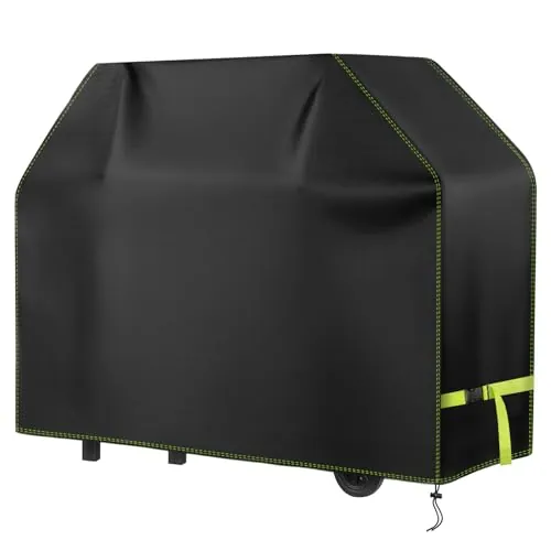 Funda Barbacoa Exterior Impermeable, VDISRR 420D Oxford Resistente al Desgarro Funda Protectora para BBQ 117 x 66 x 117 cm, Cubierta de Barbacoa Exterior Anti-Viento/Anti-Polvo/Anti-Humedad/Anti UV