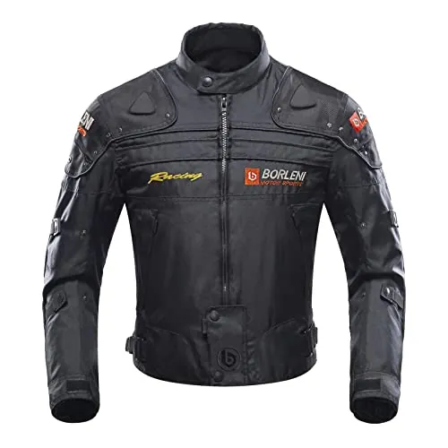 BORLENI Chaqueta de moto a prueba de viento motocicleta armadura de equipo de protección otoño invierno verano para hombre de toda estaciòn