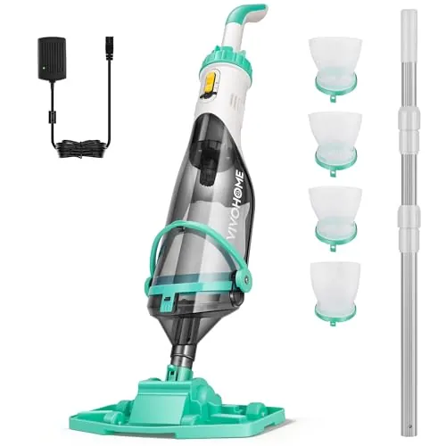 VIVOHOME Limpiador Portátil para Piscina con Pértigas Telescópicas de 213cm
