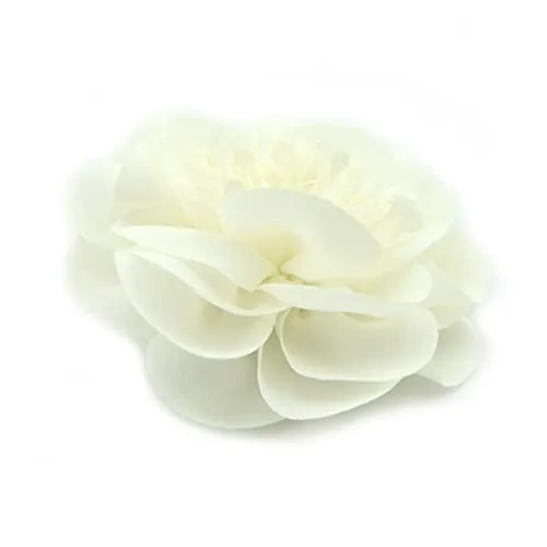 Meilliwish Hermosa Flor Rosa Boda Mujeres Clip de pelo de horquilla(A108)(White)