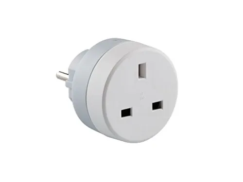 Legrand 050383E Adaptador Conversor, 1380 W, 230 V, Blanco/Gris