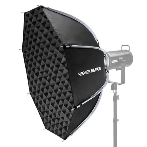NEEWER 35"/90cm Softbox Octagonal, Liberacion Rápida Montura Bowens, NS35P